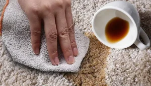پاک کردن لکه چای از فرش